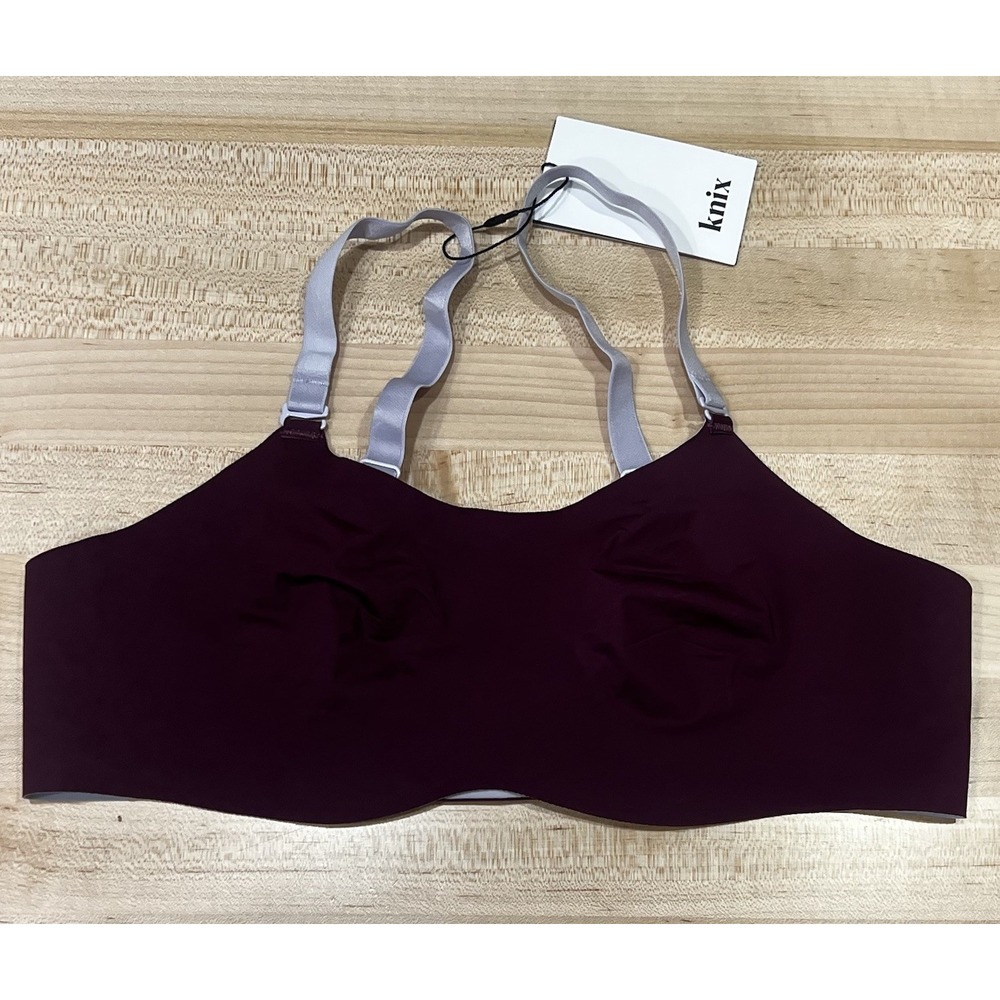 NWT Knix Evolution Wireless Bra Unpadded‎ Orchid/Berry | Size 2